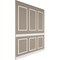 Ekena Millwork Wainscot Paneling Kit, Urethane, 94-1/2 in L, Factory Primed WPKUST012P108 - alternate 4